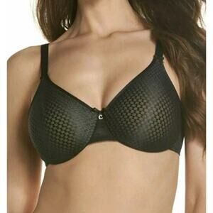Chantelle Women's Black Magnifique Nouveau Full Coverage Plum Bra Size 40DD